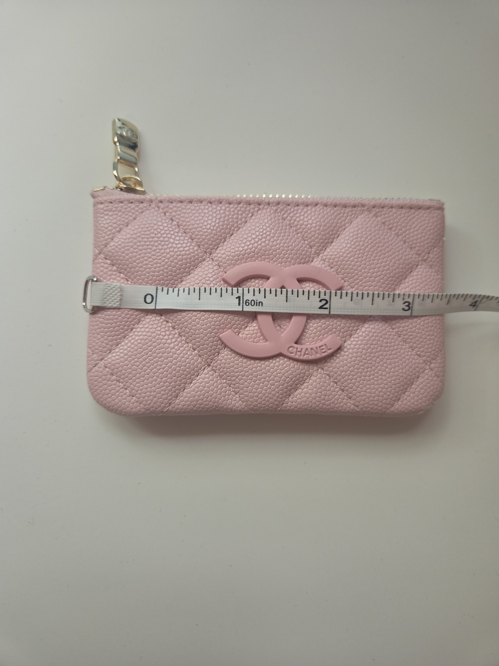Pink Quilted Card Holder Pouch - Picture 3 of 5